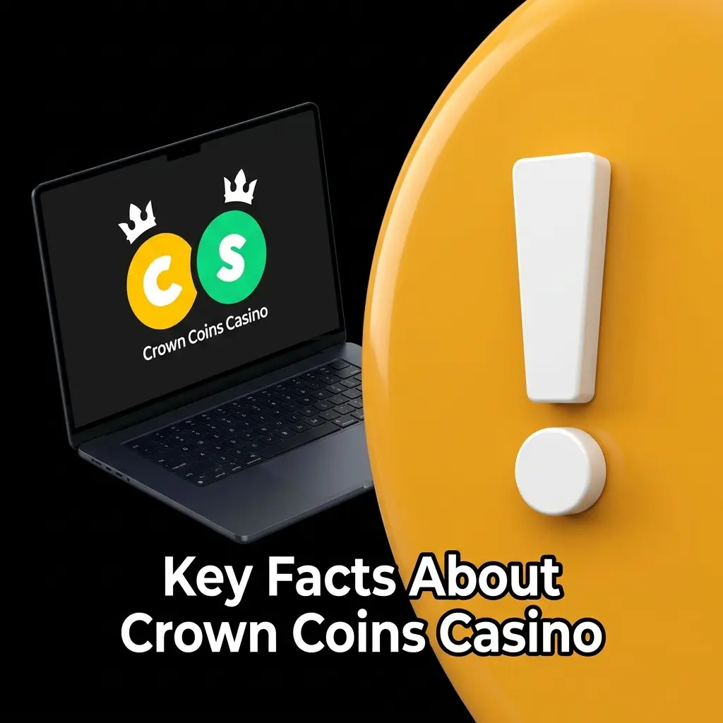 Crown Coins Casino key facts table showing sweepstakes model, games, payment methods, and welcome offer for US players